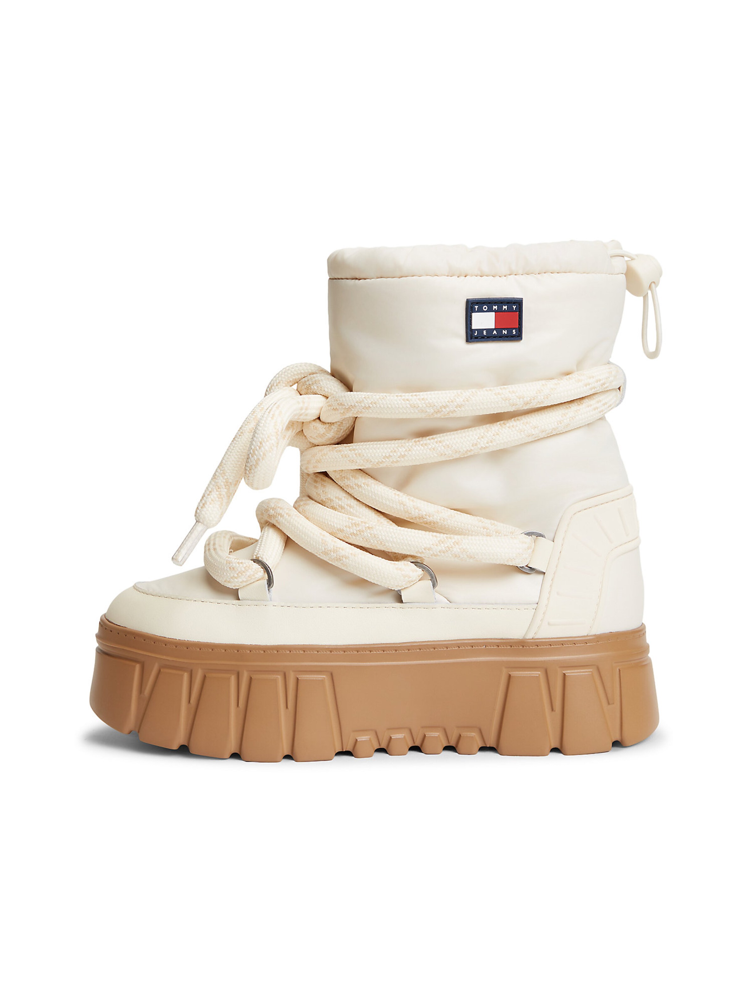 Tommy Jeans Сноубутсы в Бежевый: спереди
