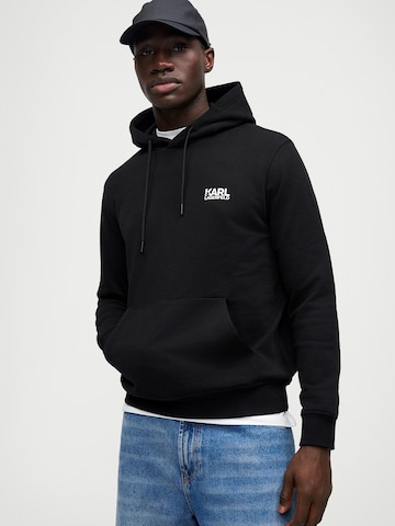 juoda Karl Lagerfeld Megztinis be užsegimo