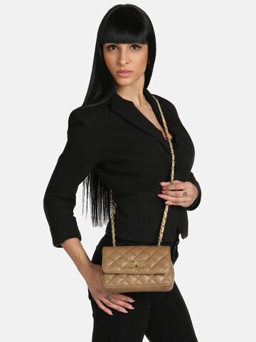 CHICCA BORSE Schoudertas in Beige: voorkant