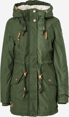 Parka mi-saison 'ELSIE' Ragwear en vert : devant