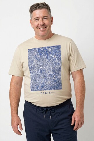 Men Plus Shirt in Beige