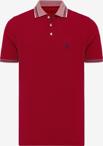 DENIM CULTURE - Camisa 'LIONEL' em vermelho: frente