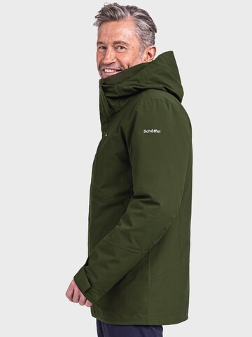 Schöffel Outdoorjas '3in1 Jacket Auerspitz M' in Groen