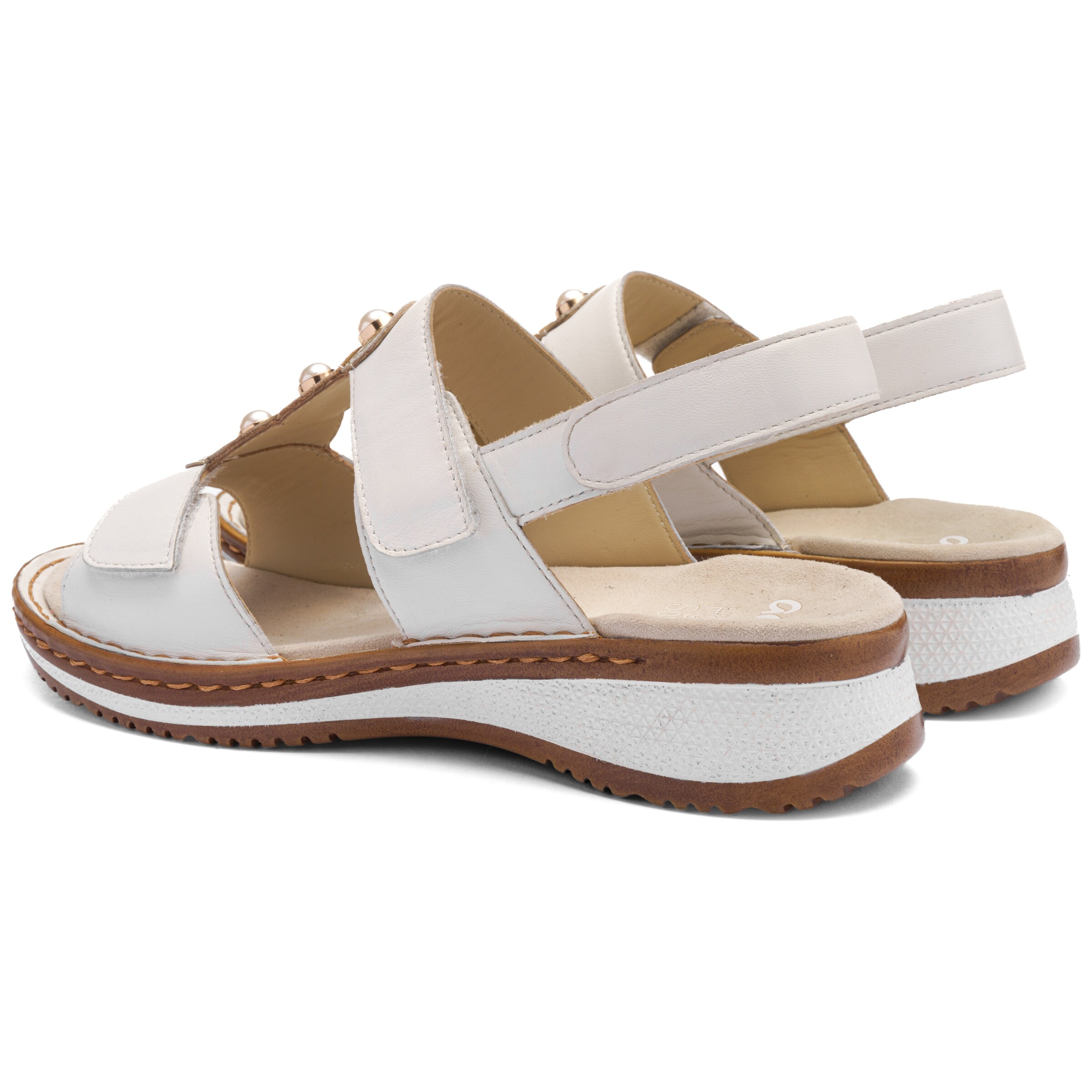 ARA Strap Sandals in White