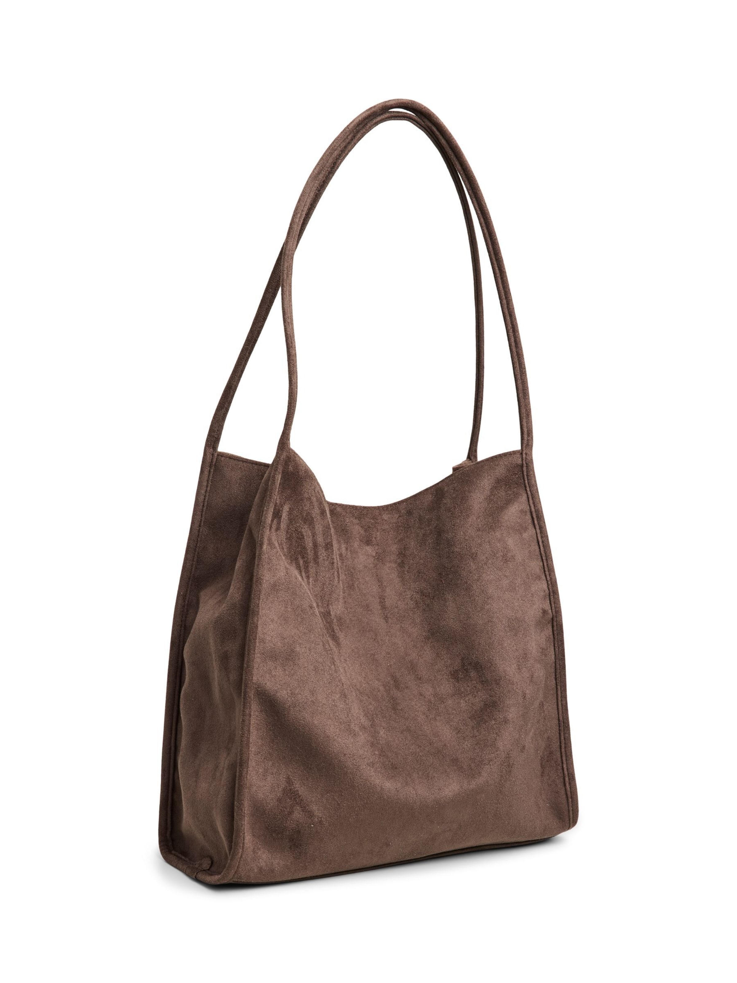 PIECES Handtasche 'ELISA ' in Braun