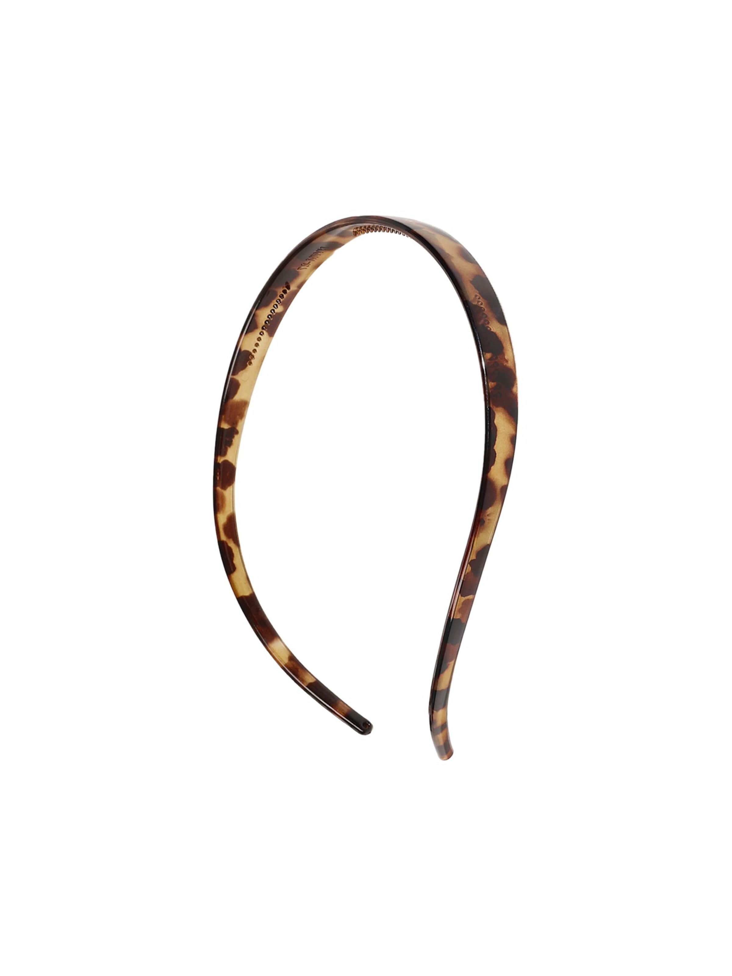 soho Hair accesoires Haarsieraden 'Jetta Headband - Tortoise' in Bruin: voorkant