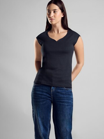 STREET ONE T-Shirt 'Ada' in Blau