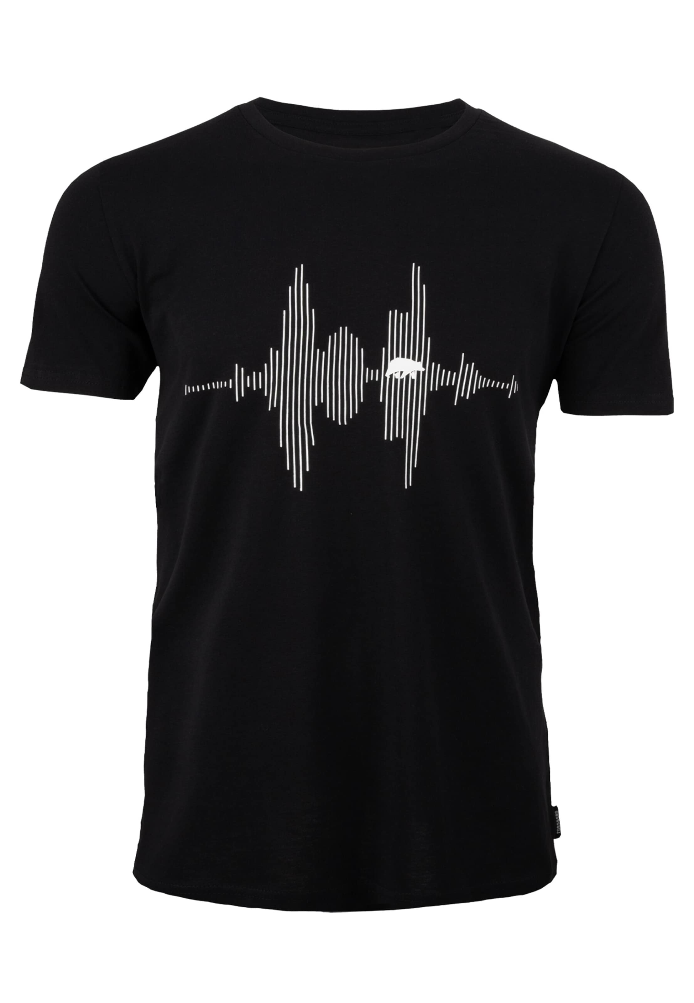 FORSBERG T-Shirt in Schwarz: Vorderseite