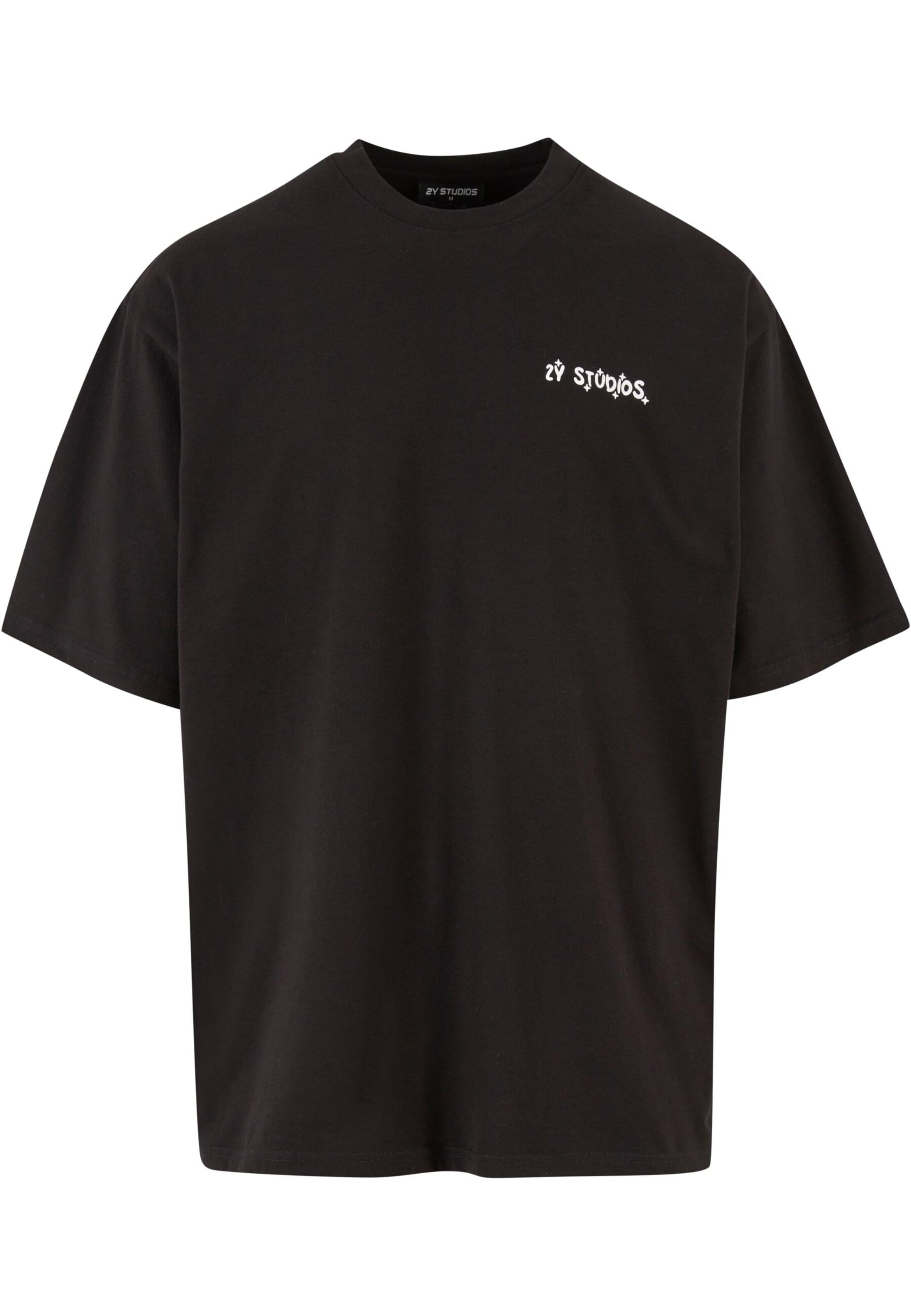 2Y Studios Μπλουζάκι σε μαύρο: μπροστά