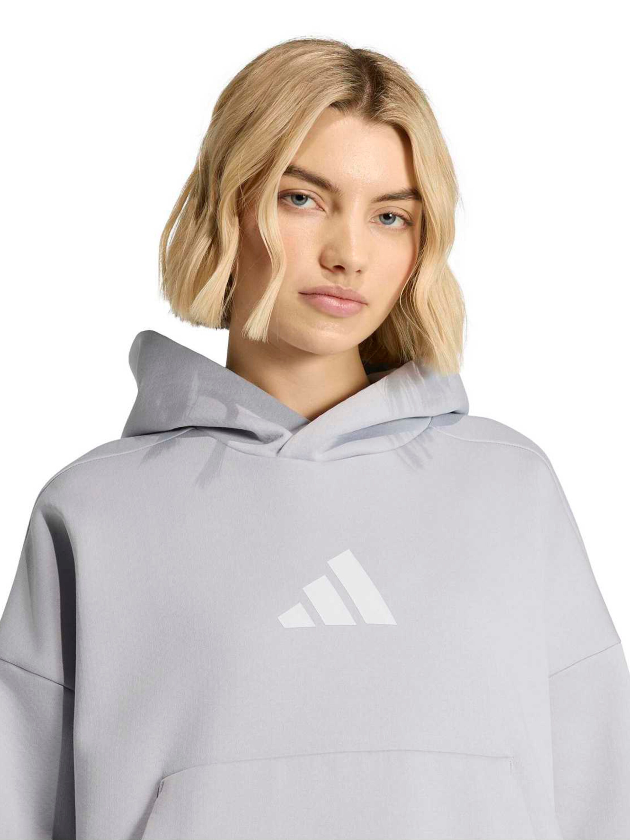 ADIDAS SPORTSWEAR Αθλητική μπλούζα φούτερ 'Z.N.E.' σε γκρι