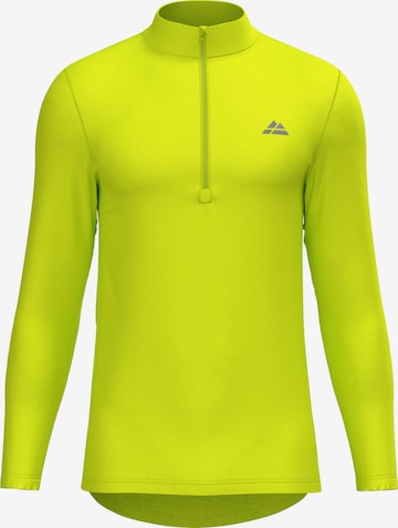 T-Shirt fonctionnel 'Sustain Cycling' DANISH ENDURANCE en jaune : devant