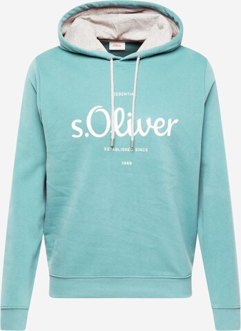 s.Oliver - Sweatshirt em verde: frente