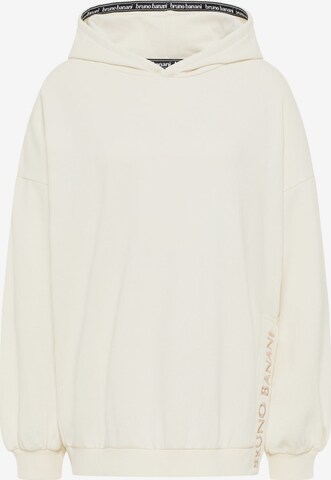 BRUNO BANANI Sweatshirt 'Castaneda' in Beige: front