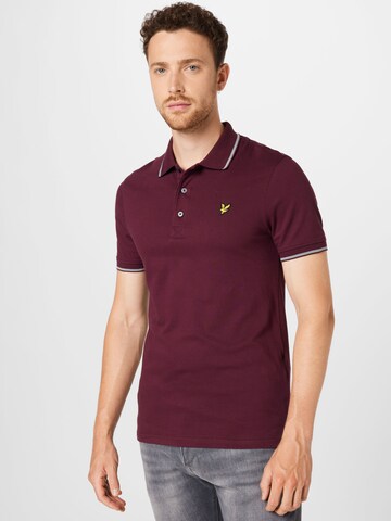 Lyle & Scott Тениска в червено: отпред