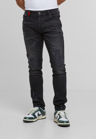 2Y Premium Regular Jeans 'Miguel' in Schwarz