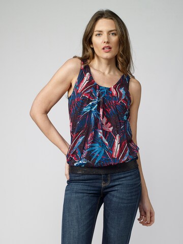 KOROSHI Top in Blue: front