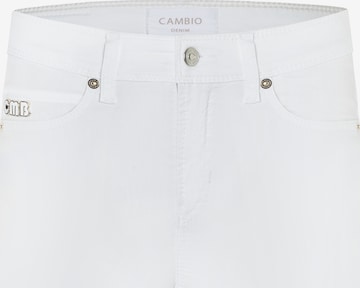 Cambio Slimfit Jeans ' Piper ' in Weiß: Vorderseite