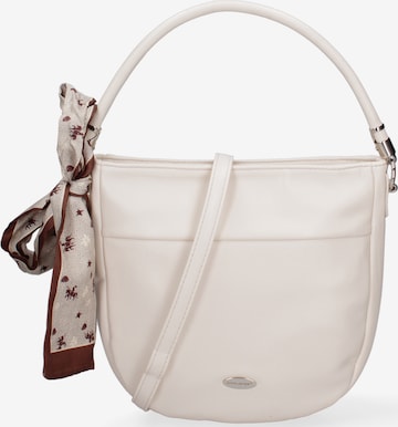 Sac bandoulière David Jones en beige : devant