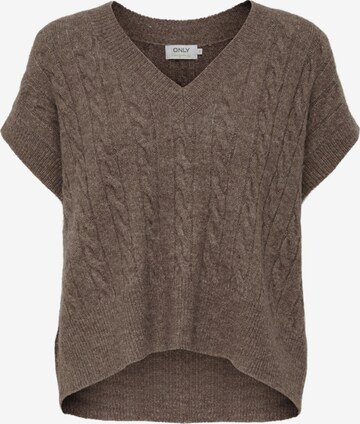 ONLY Sweater 'Melody' in Brown: front