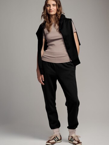 The Set Tapered Trousers in Grey