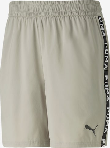 Pantaloni sportivi di PUMA in beige: frontale