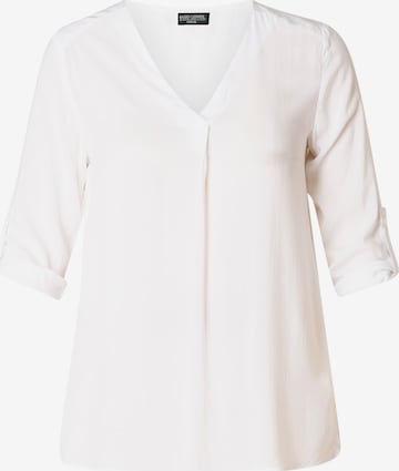 BASE LEVEL CURVY Blouse in White: front