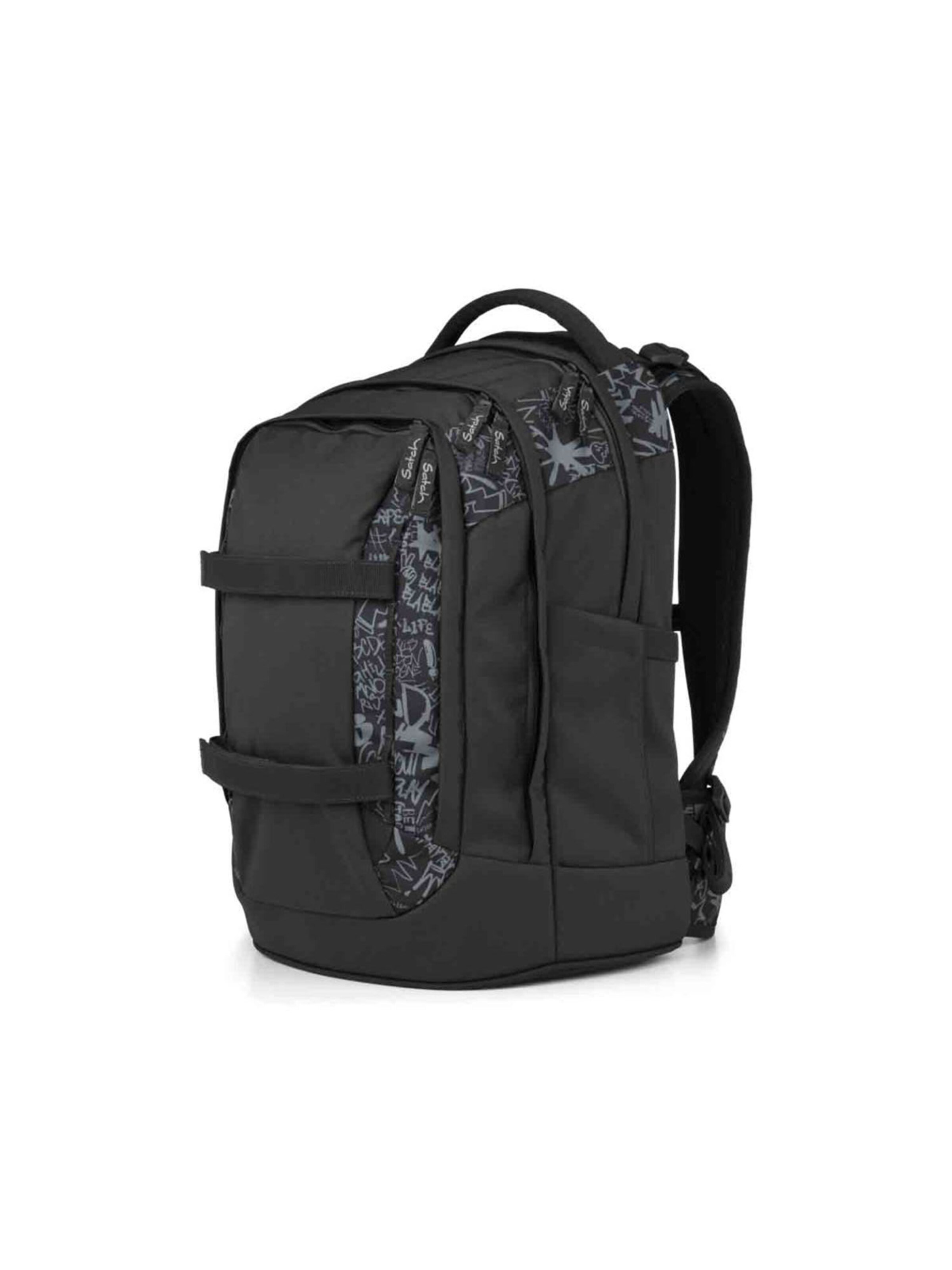 Satch Backpack 'Pack Schulrucksack Set 3tlg' in Grey