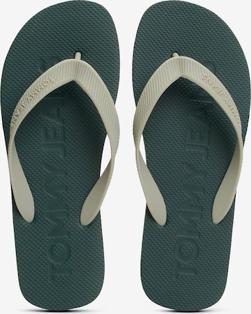 Tommy Jeans T-Bar Sandals in Green