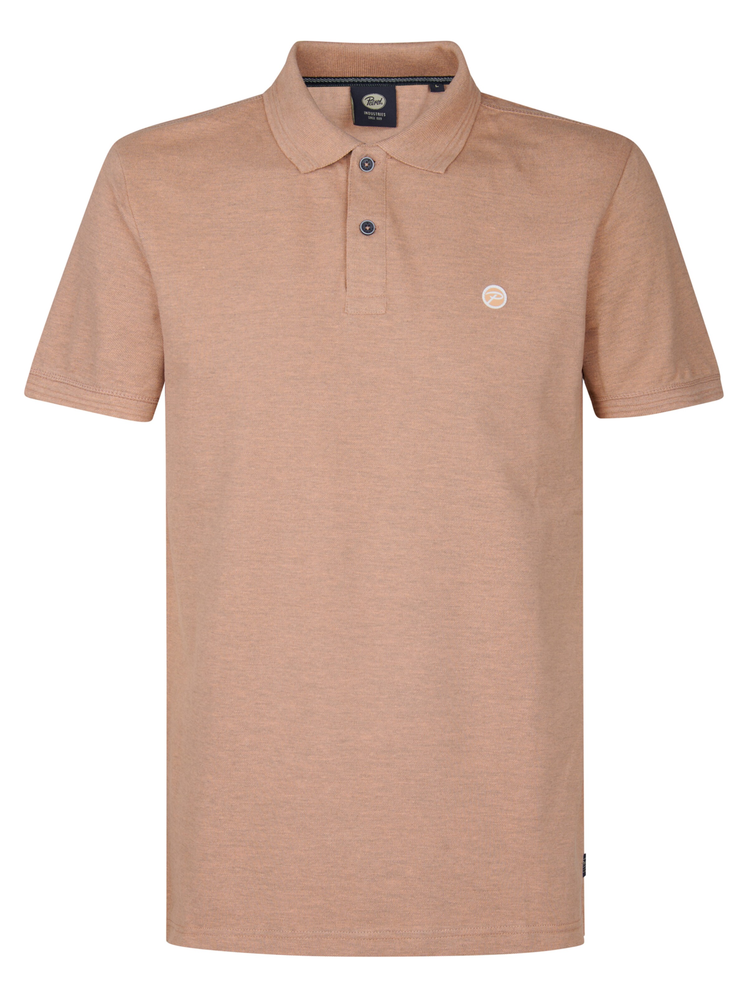 Petrol Industries Tričko 'Pelican' - Hnedá: predná strana