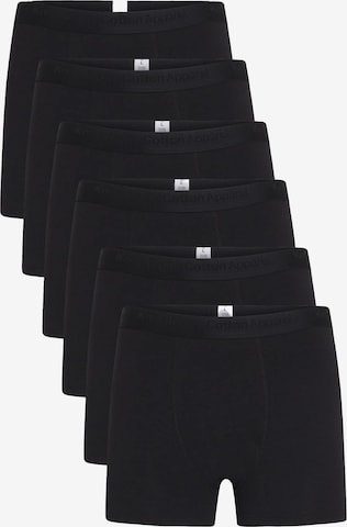 KnowledgeCotton Apparel Boxer shorts in Black: front