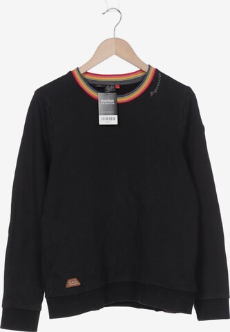 Ragwear Sweatshirt & Zip-Up Hoodie in L in Black: front