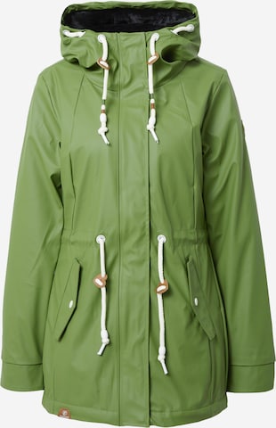 Ragwear Prehodna jakna 'MONADIS RAINY' | zelena barva: sprednja stran