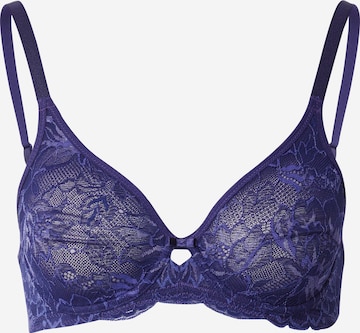 TRIUMPH - Soutien de tecido Soutien 'Amourette Charm T W02' em azul: frente