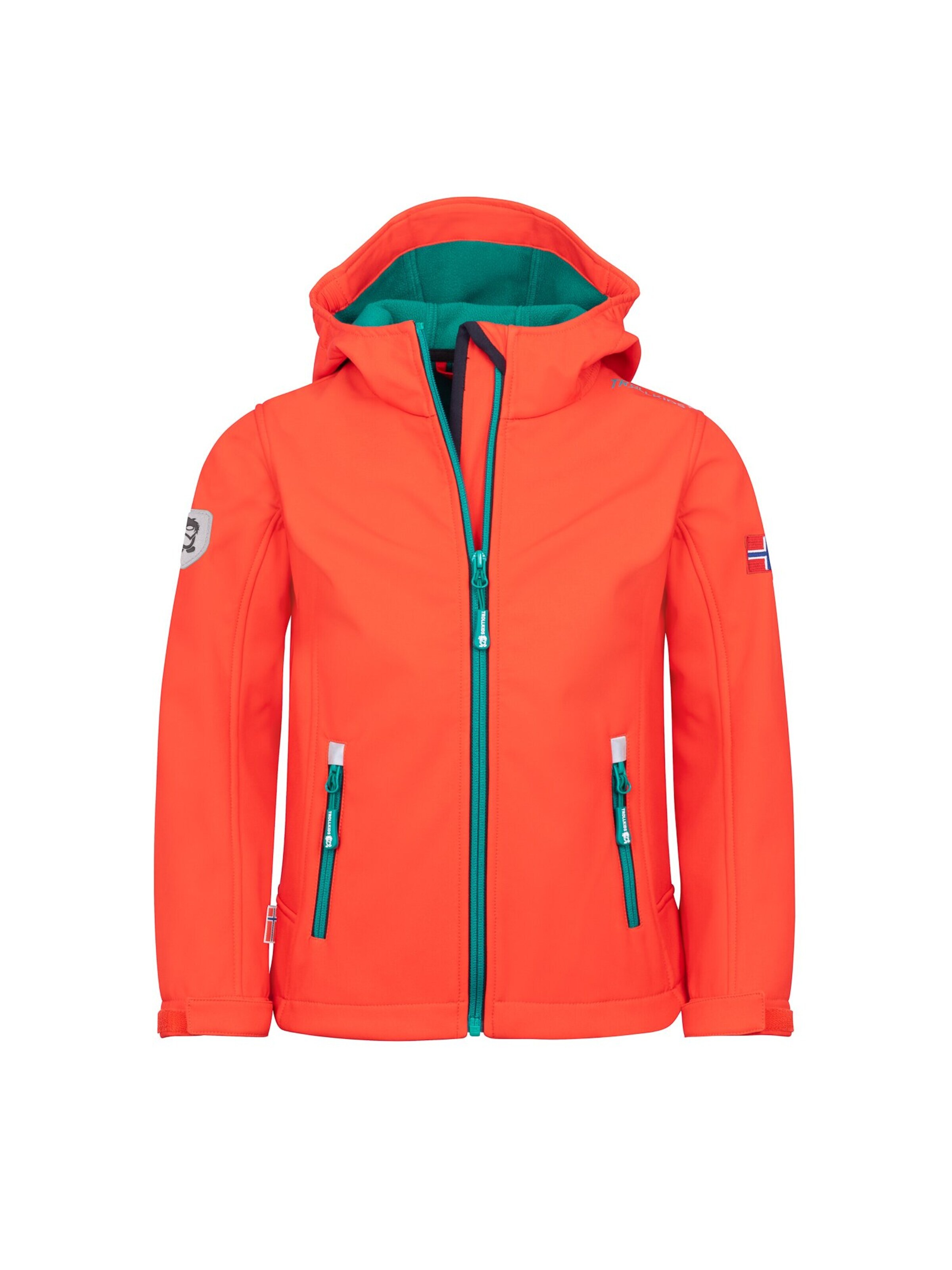TROLLKIDS Outdoor jacket in Red: front