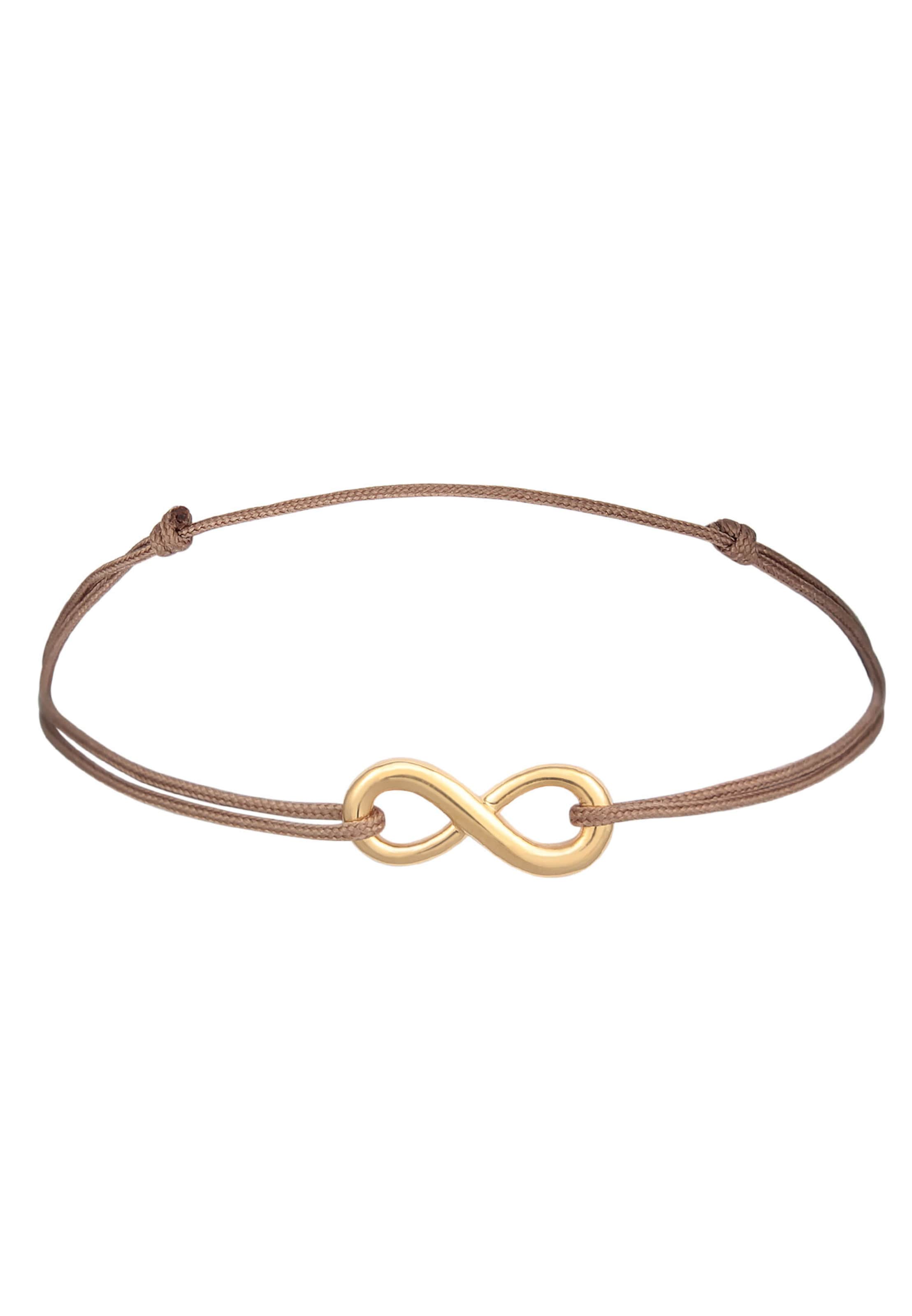 ELLI Armband in Braun: Vorderseite