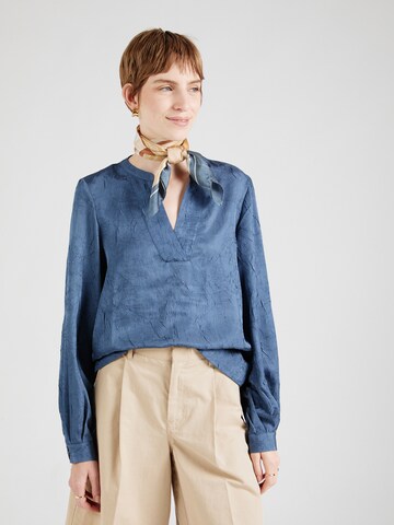 Camicia da donna 'OBJJohnson' di OBJECT in blu: frontale