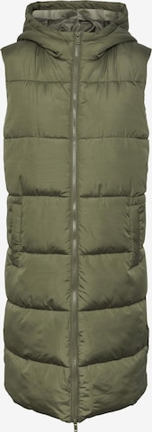Gilet 'PCBEE' PIECES en vert : devant