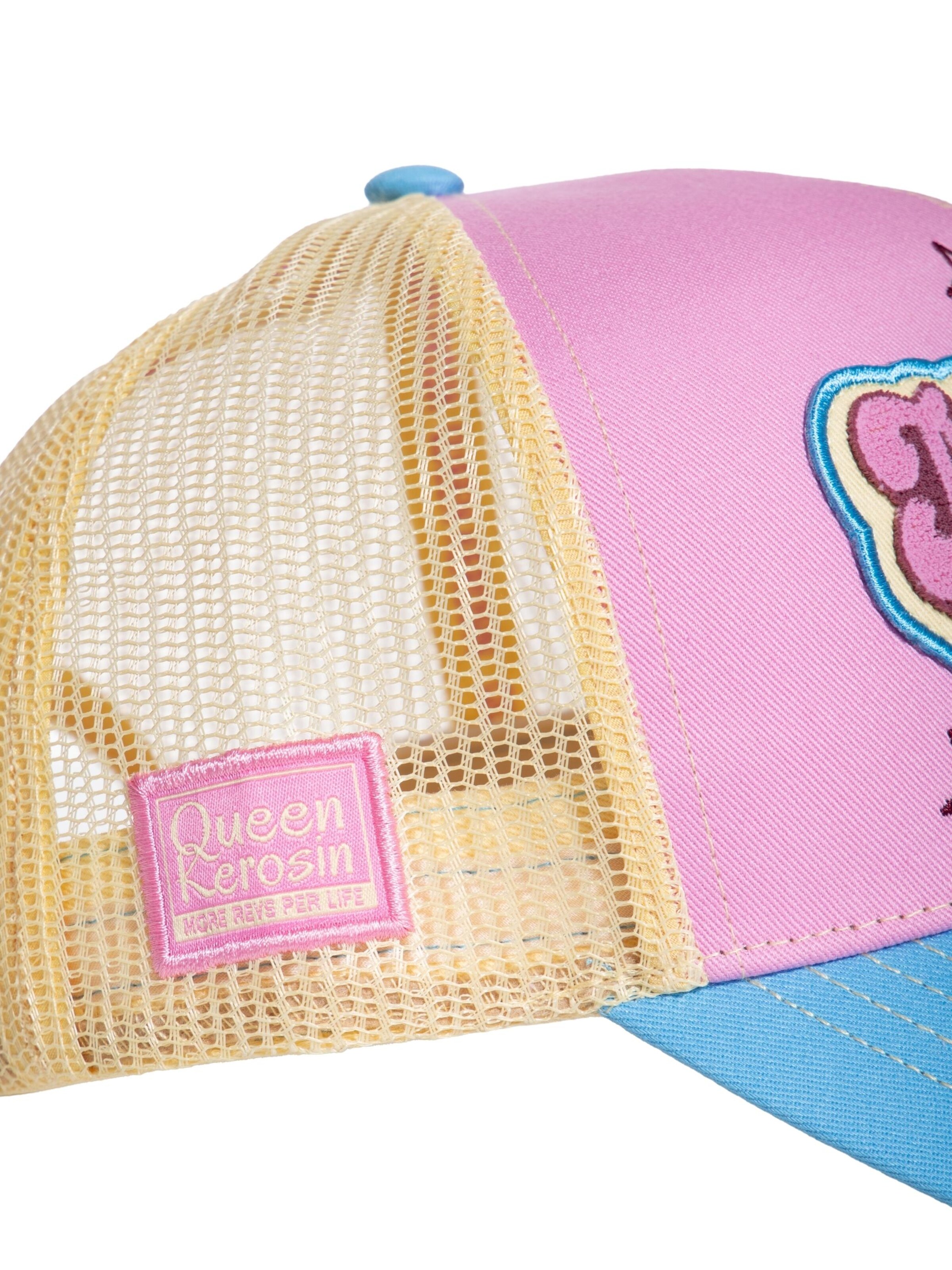 Queen Kerosin Cap 'Man Eater' in Pink