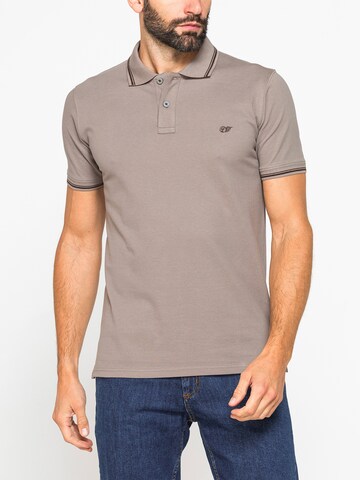 Carrera Jeans Regular Fit Hemd 'Piquet'‌‌‌‌‌‌‌‌‌‌ in Braun