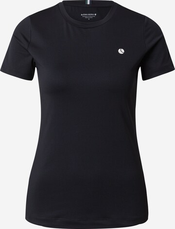 BJÖRN BORG - Camiseta funcional 'ACE' en negro: frente