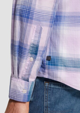 s.Oliver Regular fit Button Up Shirt in Purple