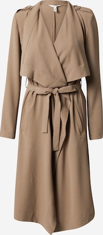OBJECT Between-Seasons Coat 'Annlee' in Brown: front