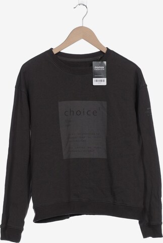 ECOALF Sweatshirt & Zip-Up Hoodie in S in Grey: front