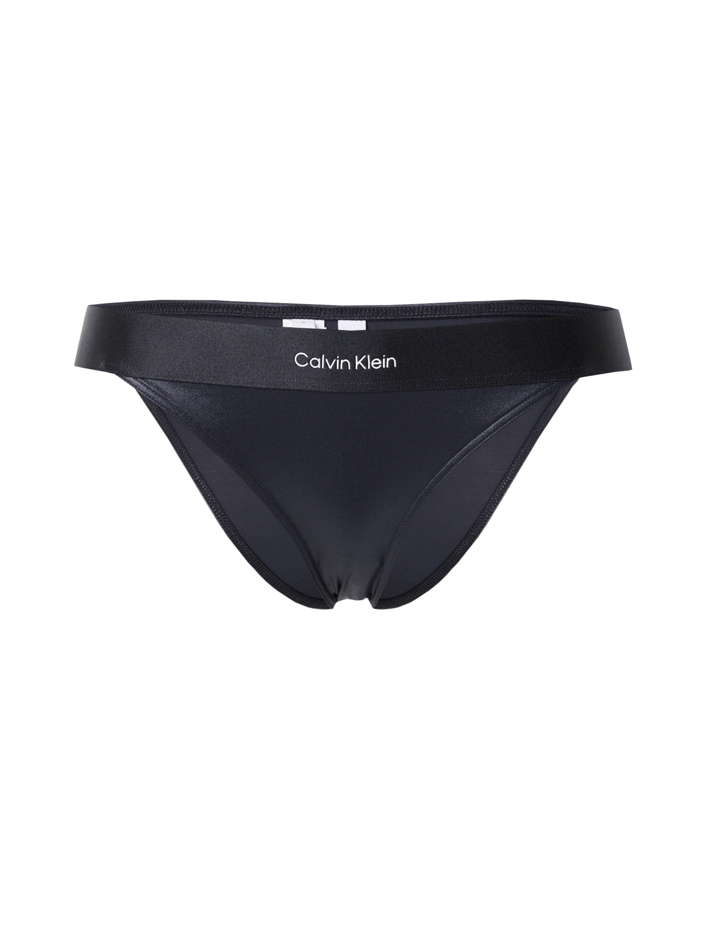Calvin Klein Swimwear Bikinihose in Schwarz: Vorderseite