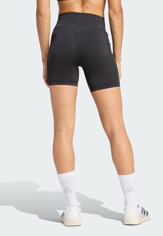 Skinny Pantalon de sport 'Optime' ADIDAS PERFORMANCE en noir