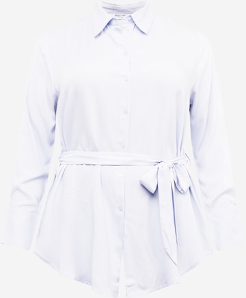 ABOUT YOU Curvy Blouse 'Talea' in Blauw: voorkant