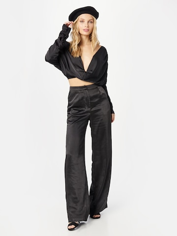 Misspap Loose fit Pleat-front trousers in Black