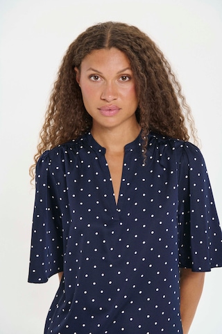 SAINT TROPEZ Bluse in Blau