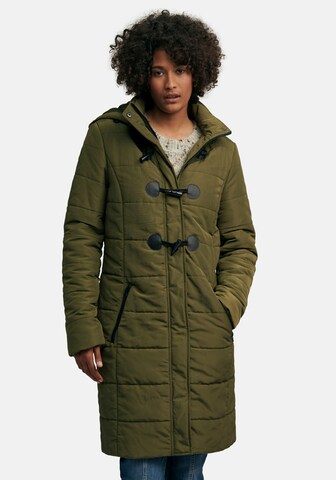 Emilia Lay Winter Coat in Green: front