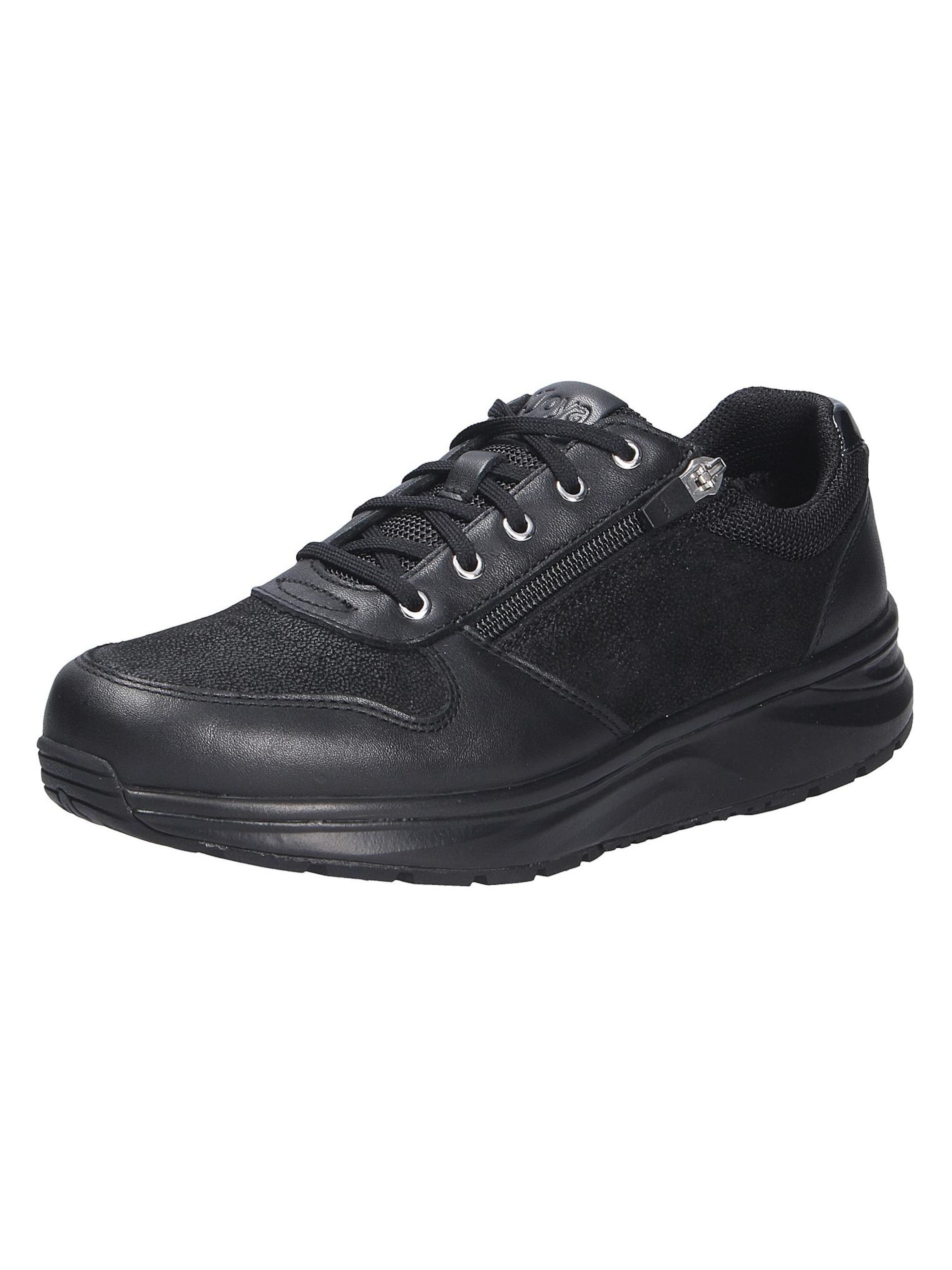 Joya Schnürschuh 'DYNAMO ZIP W BLACK II'‌‌‌‌‌‌‌ in Schwarz: Vorderseite